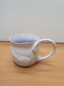 tasse cygne céramique