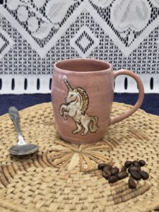 Tasse Rose Licorne