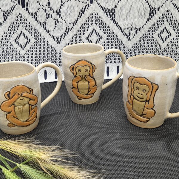 Tasses des Trois Singes de la Sagesse