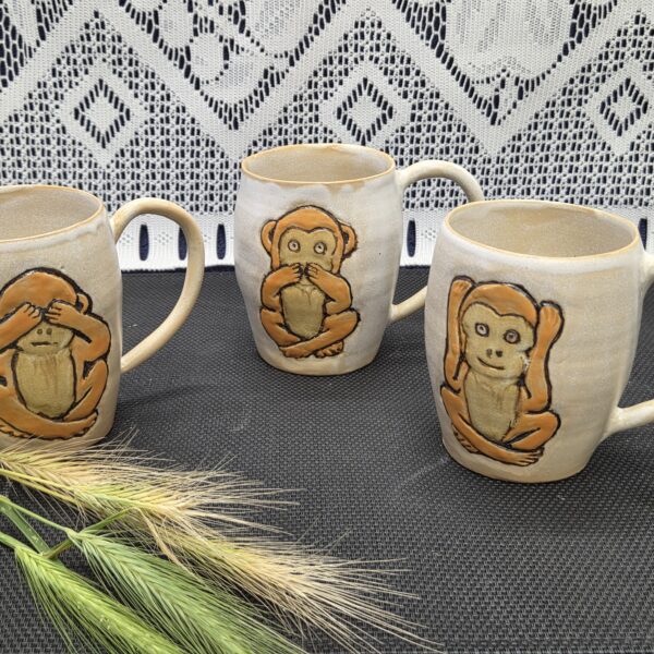 Tasses des Trois Singes de la Sagesse