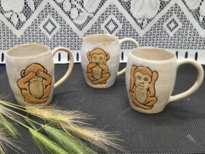 Tasses des Trois Singes de la Sagesse