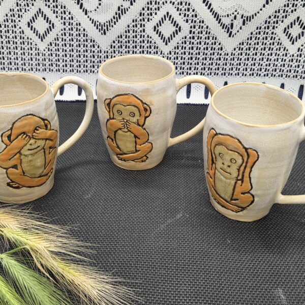 Tasses des Trois Singes de la Sagesse