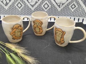 Tasses des Trois Singes de la Sagesse