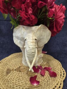 Vase décoratif éléphant